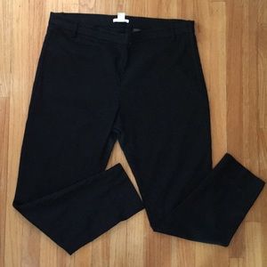 H&M Black Cotton Pants